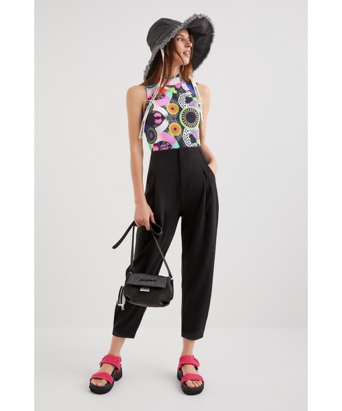 Desigual(デシグアル)の「M. Christian Lacroix Galacticプリント ボディスーツ(その他トップス・レディース・ブラック・XL/S/M/XS/L)」の3枚目の写真
