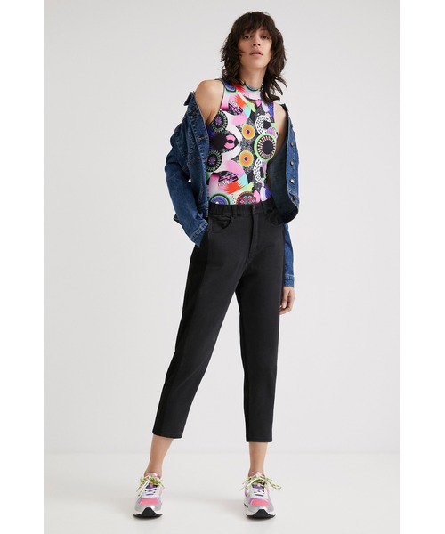 Desigual(デシグアル)の「M. Christian Lacroix Galacticプリント ボディスーツ(その他トップス・レディース・ブラック・XL/S/M/XS/L)」の7枚目の写真