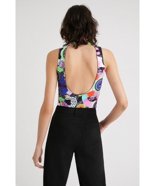 Desigual(デシグアル)の「M. Christian Lacroix Galacticプリント ボディスーツ(その他トップス・レディース・ブラック・XL/S/M/XS/L)」の9枚目の写真
