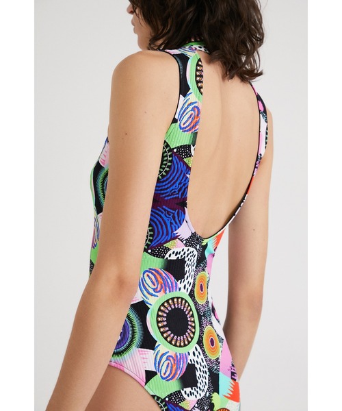 Desigual(デシグアル)の「M. Christian Lacroix Galacticプリント ボディスーツ(その他トップス・レディース・ブラック・XL/S/M/XS/L)」の11枚目の写真