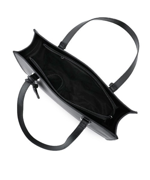 Perfect Suit FActory（パーフェクトスーツファクトリー）の「サフィアーノ　スクエアトートバッグ（ビジネスバッグ・レディース・ブラック/ピンク系その他/ライトグレー・FREE）」の8枚目の写真