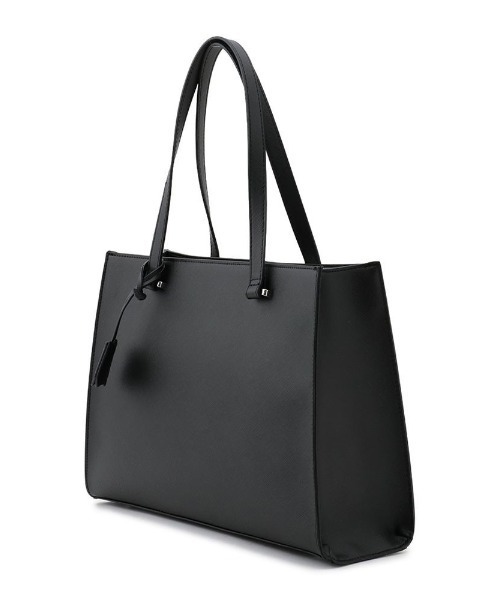 Perfect Suit FActory（パーフェクトスーツファクトリー）の「サフィアーノ　スクエアトートバッグ（ビジネスバッグ・レディース・ブラック/ピンク系その他/ライトグレー・FREE）」の12枚目の写真