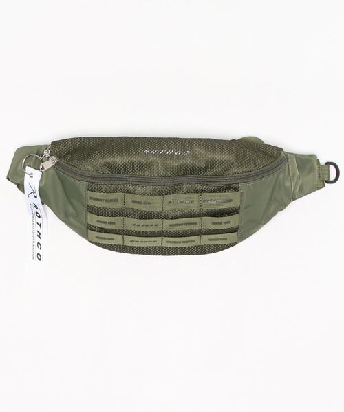 ROTHCO(ロスコ)の「【ROTHCO】MESH TAPE FANNY PACK(ボディバッグ/ウエストポーチ・メンズ・ブラック/カーキ・ONESIZE)」の14枚目の写真