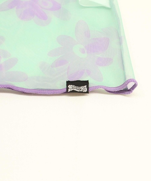 RNA（アールエヌエー）の「M1826 フラワー柄メッシュロングTシャツ（Tシャツ/カットソー・レディース・ライトグリーン/ホワイト×ブルー/ブラック×ホワイト・MEDIUM）」の15枚目の写真