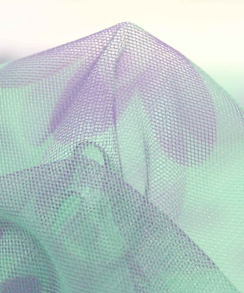 RNA（アールエヌエー）の「M1826 フラワー柄メッシュロングTシャツ（Tシャツ/カットソー・レディース・ライトグリーン/ホワイト×ブルー/ブラック×ホワイト・MEDIUM）」の7枚目の写真