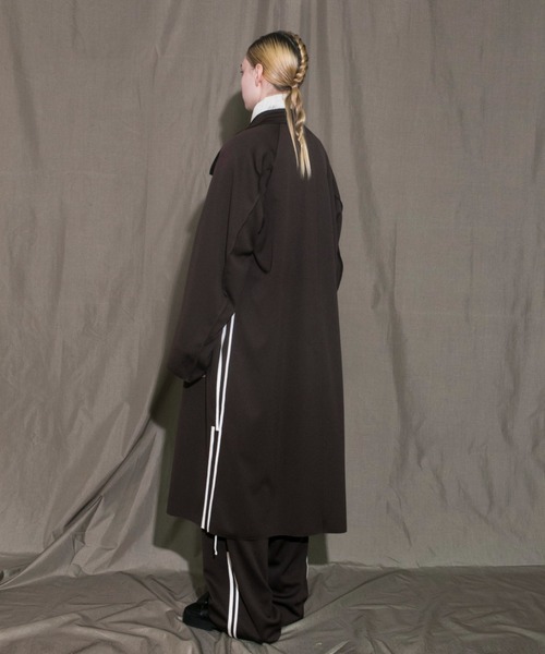 my beautiful landlet（マイビューティフルランドレット）の「【my beautiful landlet】 sandan smooth jersey long coat（トレンチコート・メンズ・ブラウン/グレー/オフホワイト・0/1）」の10枚目の写真