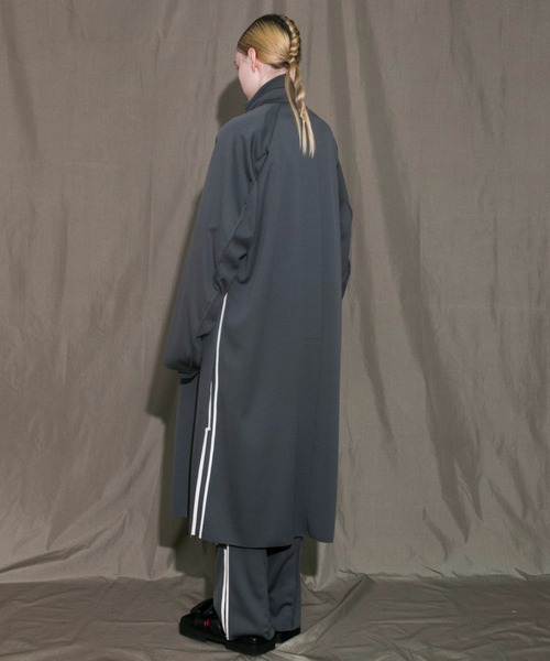 my beautiful landlet（マイビューティフルランドレット）の「【my beautiful landlet】 sandan smooth jersey long coat（トレンチコート・メンズ・ブラウン/グレー/オフホワイト・0/1）」の15枚目の写真