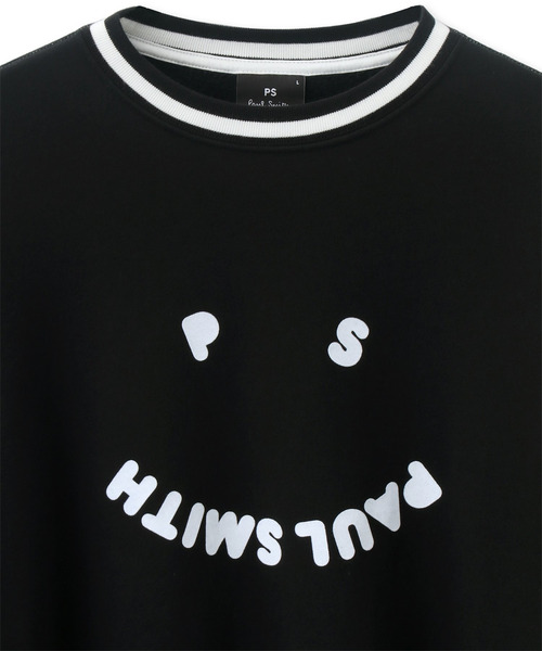 PS Paul Smith（ピーエスポールスミス）の「PS Paul Smith Happy クルーネックスウェット / 122506 668UP（スウェット・メンズ・ブルー/ネイビー/ライラック/ブラック・XX-LARGE/MEDIUM/SMALL/LARGE/X-LARGE）」の20枚目の写真
