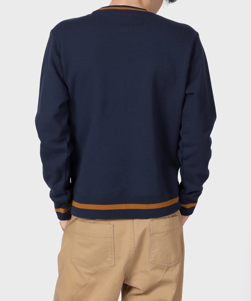 PS Paul Smith（ピーエスポールスミス）の「PS Paul Smith Happy クルーネックスウェット / 122506 668UP（スウェット・メンズ・ブルー/ネイビー/ライラック/ブラック・XX-LARGE/MEDIUM/SMALL/LARGE/X-LARGE）」の13枚目の写真