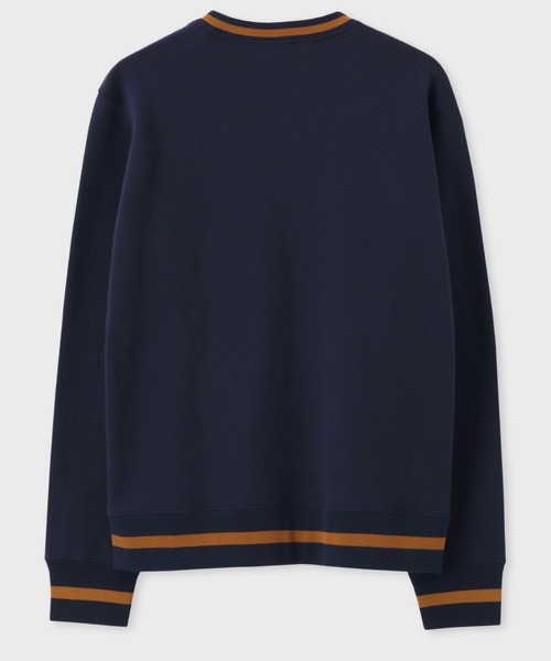 PS Paul Smith（ピーエスポールスミス）の「PS Paul Smith Happy クルーネックスウェット / 122506 668UP（スウェット・メンズ・ブルー/ネイビー/ライラック/ブラック・XX-LARGE/MEDIUM/SMALL/LARGE/X-LARGE）」の16枚目の写真