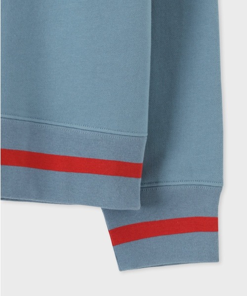 PS Paul Smith（ピーエスポールスミス）の「PS Paul Smith Happy クルーネックスウェット / 122506 668UP（スウェット・メンズ・ブルー/ネイビー/ライラック/ブラック・XX-LARGE/MEDIUM/SMALL/LARGE/X-LARGE）」の11枚目の写真