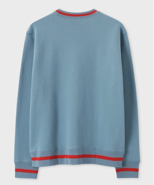 PS Paul Smith（ピーエスポールスミス）の「PS Paul Smith Happy クルーネックスウェット / 122506 668UP（スウェット・メンズ・ブルー/ネイビー/ライラック/ブラック・XX-LARGE/MEDIUM/SMALL/LARGE/X-LARGE）」の10枚目の写真