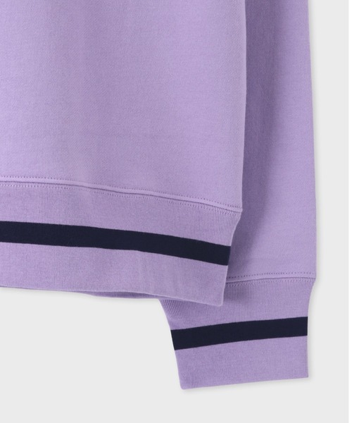 PS Paul Smith（ピーエスポールスミス）の「PS Paul Smith Happy クルーネックスウェット / 122506 668UP（スウェット・メンズ・ブルー/ネイビー/ライラック/ブラック・XX-LARGE/MEDIUM/SMALL/LARGE/X-LARGE）」の7枚目の写真