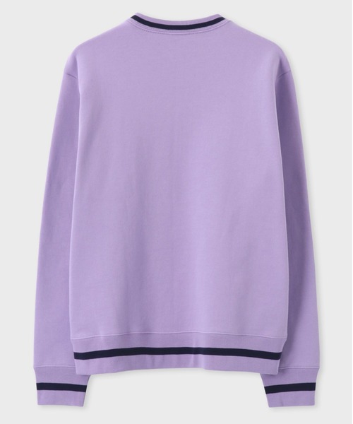 PS Paul Smith（ピーエスポールスミス）の「PS Paul Smith Happy クルーネックスウェット / 122506 668UP（スウェット・メンズ・ブルー/ネイビー/ライラック/ブラック・XX-LARGE/MEDIUM/SMALL/LARGE/X-LARGE）」の6枚目の写真