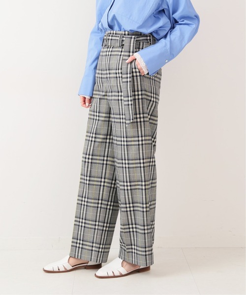 IENA（イエナ）の「チェックベルテッドパンツ◆（その他パンツ・レディース・ブラック・34/40/36/38）」の5枚目の写真