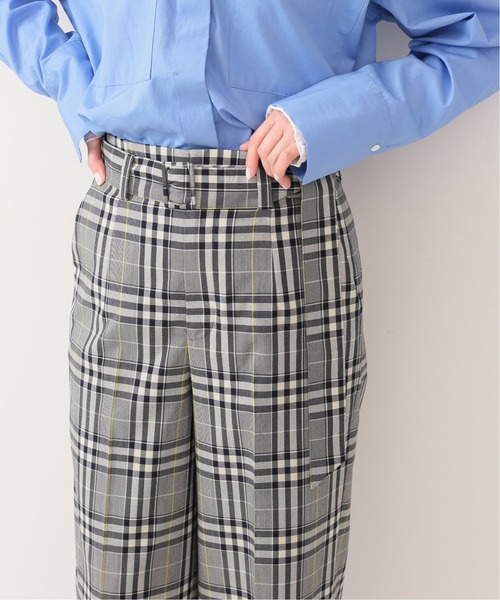 IENA（イエナ）の「チェックベルテッドパンツ◆（その他パンツ・レディース・ブラック・34/40/36/38）」の7枚目の写真