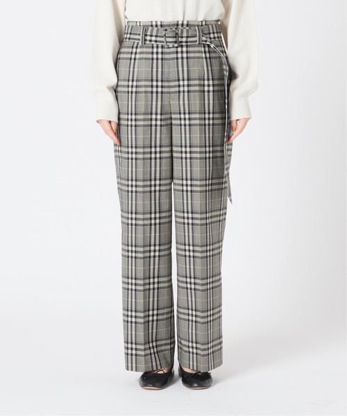 IENA（イエナ）の「チェックベルテッドパンツ◆（その他パンツ・レディース・ブラック・34/40/36/38）」の8枚目の写真