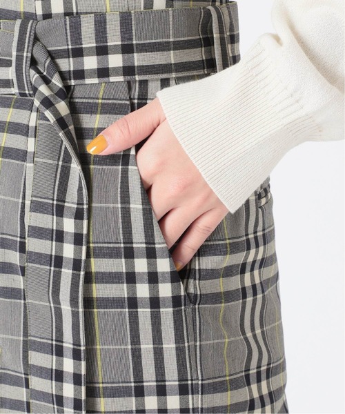 IENA（イエナ）の「チェックベルテッドパンツ◆（その他パンツ・レディース・ブラック・34/40/36/38）」の15枚目の写真