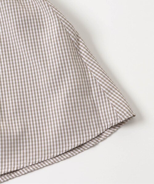 algy（アルジー）の「袖シャーリングドッキング風ワンピ（ワンピース・キッズ・アイボリー/ブラック・MEDIUM/XXX-SMALL/X-SMALL/XX-SMALL/SMALL）」の4枚目の写真