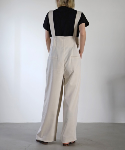 UNFIELD(アンフィールド)の「【UNFIELD】ハイウェストサロペット(サロペット/オーバーオール・レディース・ブラウン/ブラック/アイボリー・FREE)」の14枚目の写真