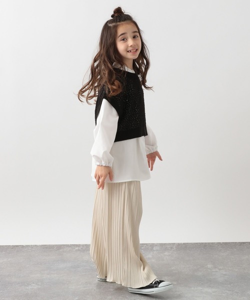 GLOBAL WORK（グローバルワーク）の「キッズ/速乾プリーツイージーパンツ/265303（その他パンツ・キッズ・ライトベージュ/ダークグレー/コーラル/グリーン系その他・130cm/150cm/100cm/110cm/160cm/120cm/140cm）」の9枚目の写真