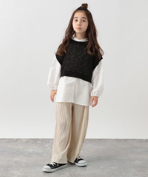 GLOBAL WORK（グローバルワーク）の「キッズ/速乾プリーツイージーパンツ/265303（その他パンツ・キッズ・ライトベージュ/ダークグレー/コーラル/グリーン系その他・130cm/150cm/100cm/110cm/160cm/120cm/140cm）」の13枚目の写真