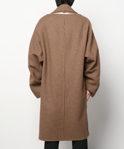 HED MAYNER（ヘドメイナー）の「【HED MAYNER】 BACK SLIT UNBUTTONED COAT（トレンチコート・メンズ・ブラウン・SMALL）」の11枚目の写真