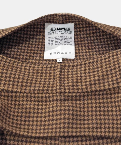 HED MAYNER（ヘドメイナー）の「【HED MAYNER】 BACK SLIT UNBUTTONED COAT（トレンチコート・メンズ・ブラウン・SMALL）」の4枚目の写真