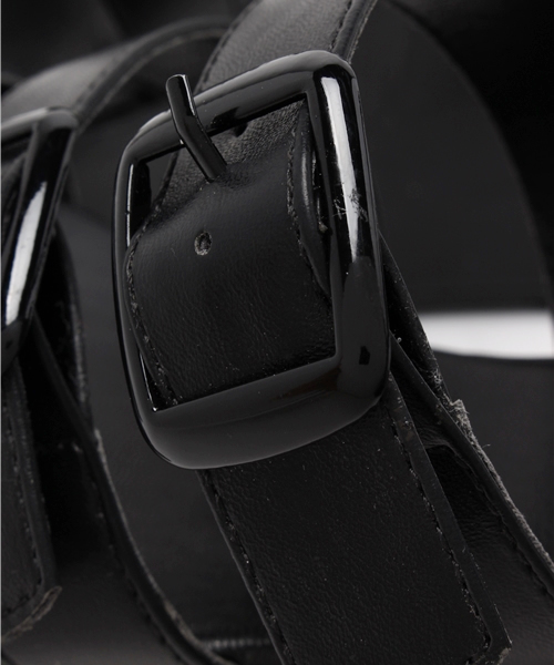 WEGO（ウィゴー）の「WEGO/4ベルトサンダル（サンダル・レディース・ホワイト/ブラック/その他1・LARGE/MEDIUM）」の5枚目の写真