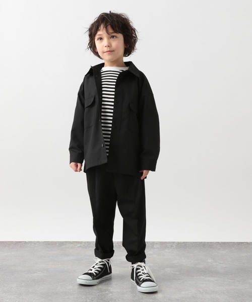 Ninoさま専用 GLOBAL WORK（グローバルワーク）の「キッズ/ヘビロッTEEボーダー長袖