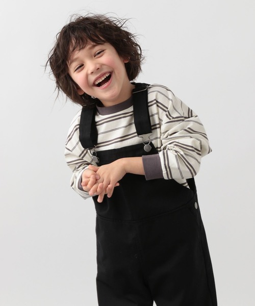 GLOBAL WORK（グローバルワーク）の「キッズ/ヘビロッTEEボーダー長袖