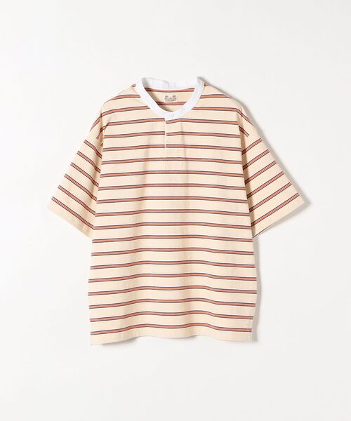 SUNNY  SPORTS（サニースポーツ）の「【SHIPS any別注】SUNNY SPORTS:〈ウォッシャブル〉ハーフ スリーブ ラガーシャツ◇（Tシャツ/カットソー・レディース・チャコールグレー/ネイビー/ナチュラル・ONE SIZE）」の19枚目の写真