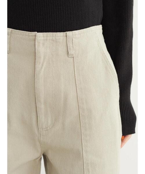 Green　Parks（グリーンパークス）の「裾ほつれナチュラルカラーパンツ（その他パンツ・レディース・ミント/アイボリー・L/S/M）」の12枚目の写真
