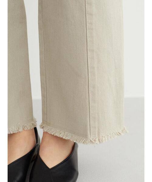 Green　Parks（グリーンパークス）の「裾ほつれナチュラルカラーパンツ（その他パンツ・レディース・ミント/アイボリー・L/S/M）」の13枚目の写真