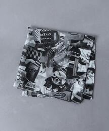 ＜District (ディストリクト) ＞ プリント スカーフ