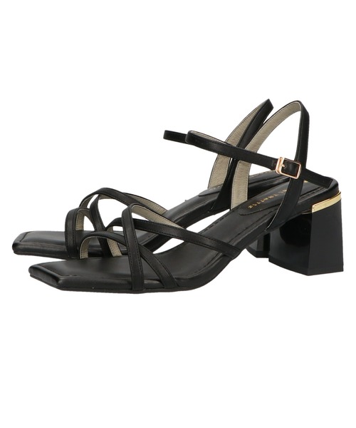 ORiental TRaffic（オリエンタルトラフィック）の「ナローストラップメタリックラインサンダル/21214（サンダル・レディース・ブラック/グレー/ピンク・LL/S/M/L/3L/SS）」の6枚目の写真