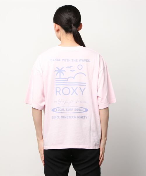 ROXY(ロキシー)の「ROXY/ロキシー ビッグシルエット/オーバーサイズ/バックプリントTシャツ RST222046(Tシャツ/カットソー・レディース・ホワイト/ブルー/パープル・M/L)」の5枚目の写真