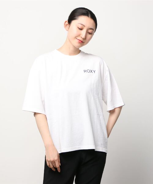 ROXY(ロキシー)の「ROXY/ロキシー ビッグシルエット/オーバーサイズ/バックプリントTシャツ RST222046(Tシャツ/カットソー・レディース・ホワイト/ブルー/パープル・M/L)」の17枚目の写真