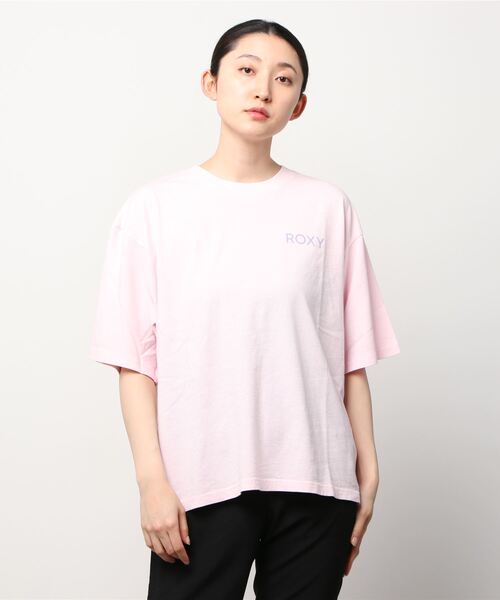 ROXY(ロキシー)の「ROXY/ロキシー ビッグシルエット/オーバーサイズ/バックプリントTシャツ RST222046(Tシャツ/カットソー・レディース・ホワイト/ブルー/パープル・M/L)」の16枚目の写真