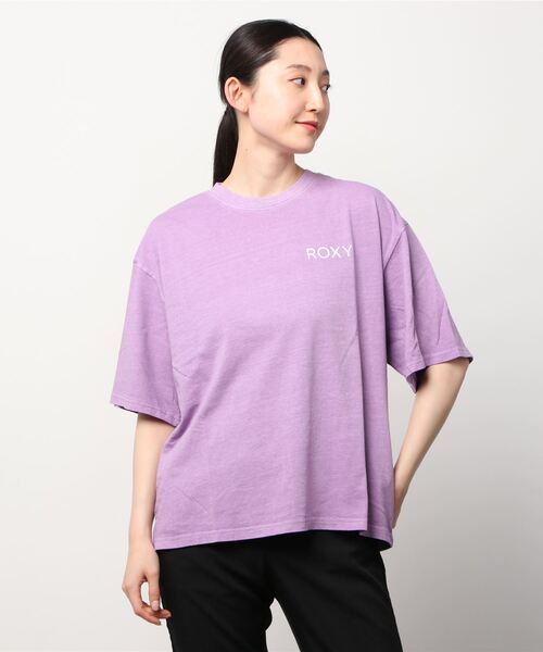ROXY(ロキシー)の「ROXY/ロキシー ビッグシルエット/オーバーサイズ/バックプリントTシャツ RST222046(Tシャツ/カットソー・レディース・ホワイト/ブルー/パープル・M/L)」の18枚目の写真