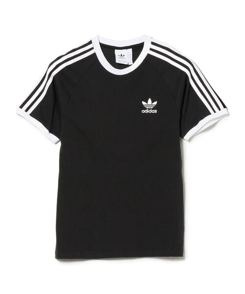 adidas(アディダス)の「adidas / Classic 3Stripe T-shirt(Tシャツ/カットソー・メンズ・ホワイト/ブラック/ネイビー・MEDIUM/LARGE/X-LARGE/XX-LARGE)」の4枚目の写真
