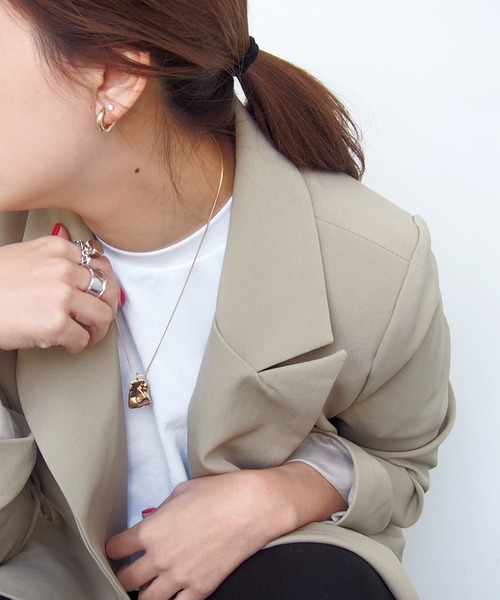 SALON(サロン)の「オリジナルニュアンスプレートネックレス(ネックレス・レディース・ゴールド/シルバー・FREE)」の1枚目の写真