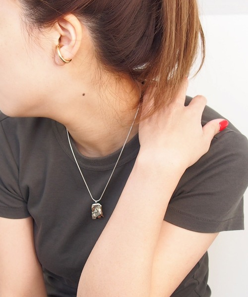 SALON(サロン)の「オリジナルニュアンスプレートネックレス(ネックレス・レディース・ゴールド/シルバー・FREE)」の3枚目の写真