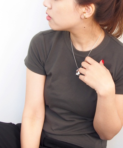 SALON(サロン)の「オリジナルニュアンスプレートネックレス(ネックレス・レディース・ゴールド/シルバー・FREE)」の4枚目の写真