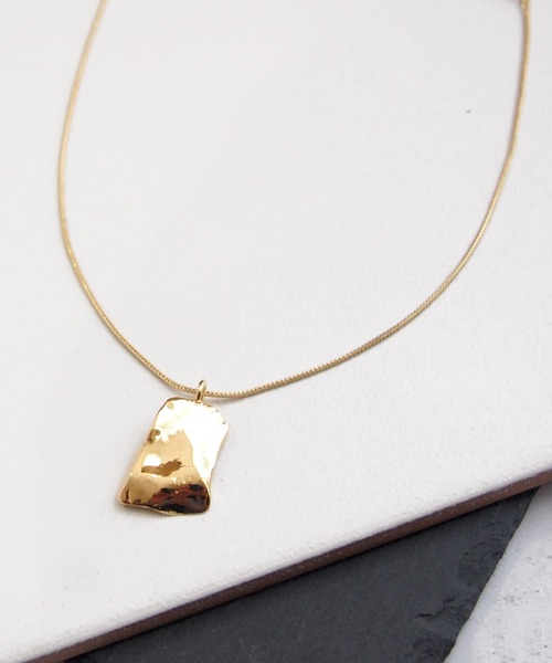 SALON(サロン)の「オリジナルニュアンスプレートネックレス(ネックレス・レディース・ゴールド/シルバー・FREE)」の6枚目の写真