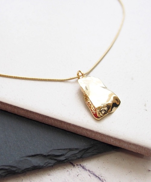 SALON(サロン)の「オリジナルニュアンスプレートネックレス(ネックレス・レディース・ゴールド/シルバー・FREE)」の7枚目の写真