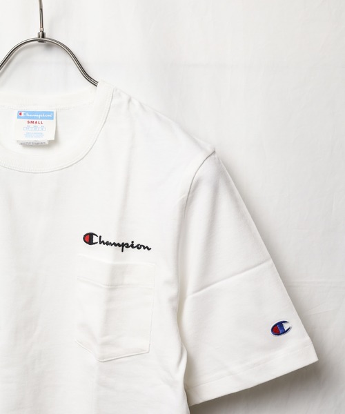 Champion(チャンピオン)の「【T18】【Champion/チャンピオン】HERITAGE POCKET TEE(Tシャツ/カットソー・レディース・ホワイト/ブラック・MEDIUM/SMALL)」の8枚目の写真
