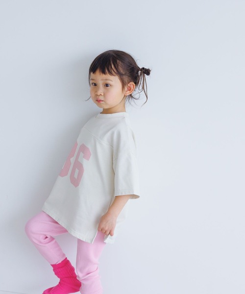 LOWRYS FARM（ローリーズファーム）の「ナンバリングＴシャツ　269275（Tシャツ/カットソー・キッズ・グレー/イエロー/アイボリー・110cm/120cm/130cm/140cm/150cm）」の7枚目の写真