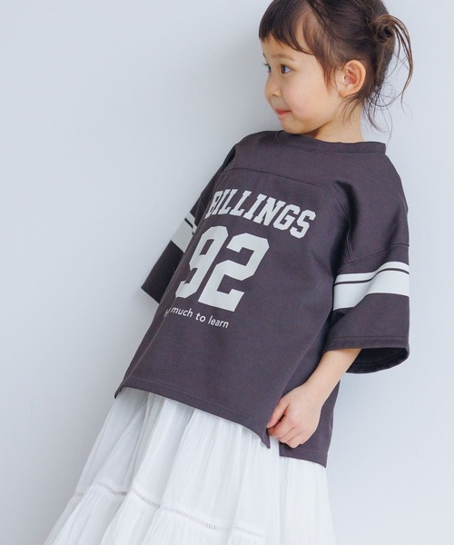 LOWRYS FARM（ローリーズファーム）の「ナンバリングＴシャツ　269275（Tシャツ/カットソー・キッズ・グレー/イエロー/アイボリー・110cm/120cm/130cm/140cm/150cm）」の21枚目の写真