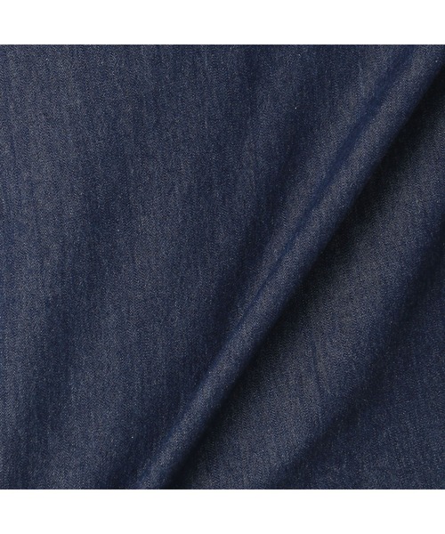 Purple&Yellow（パープルアンドイエロー）の「デニムプルオーバーシャツ（シャツ/ブラウス・メンズ・ライトインディゴブルー/ワンウォッシュ・LARGE/SMALL/MEDIUM）」の21枚目の写真